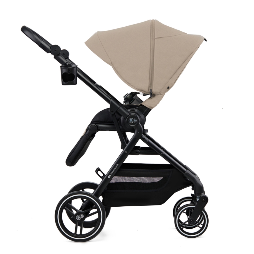 KINDERKRAFT SELECT - Kombinētie ratiņi 2in1 YOXI Sand bēša