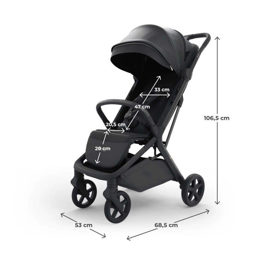 KINDERKRAFT SELECT - sporta rati NUBI 3 naktsmelnā krāsā