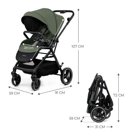 KINDERKRAFT SELECT - sporta rati YOXI Mystic green