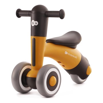 KINDERKRAFT - Skrejritenis MINIBI Premium oranža/pelēka