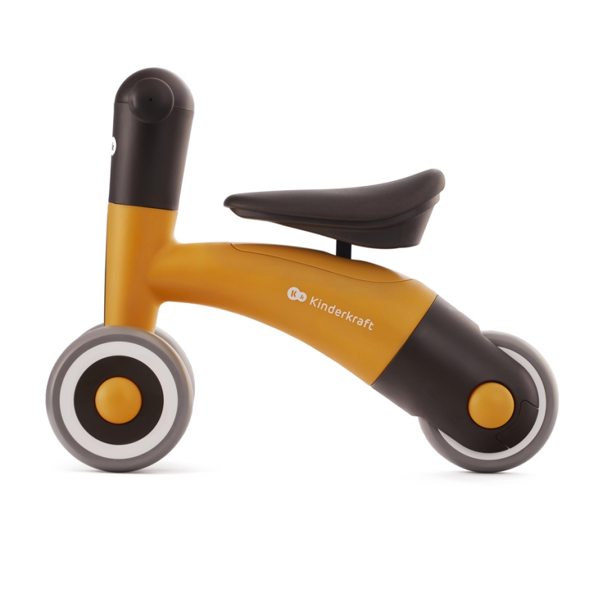 KINDERKRAFT - Skrejritenis MINIBI Premium oranža/pelēka