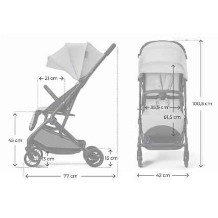 KINDERKRAFT - Sporta rati INDY 3 Urban Grey