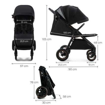 KINDERKRAFT - Sporta rati MITZY Air Black