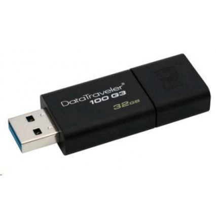 Kingston - Zibatmiņa DATATRAVELER 100 G3 USB 3.0 32GB melna