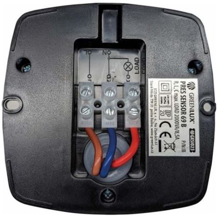 Klātbūtnes sensors PRES SENSOR 2000W, melns