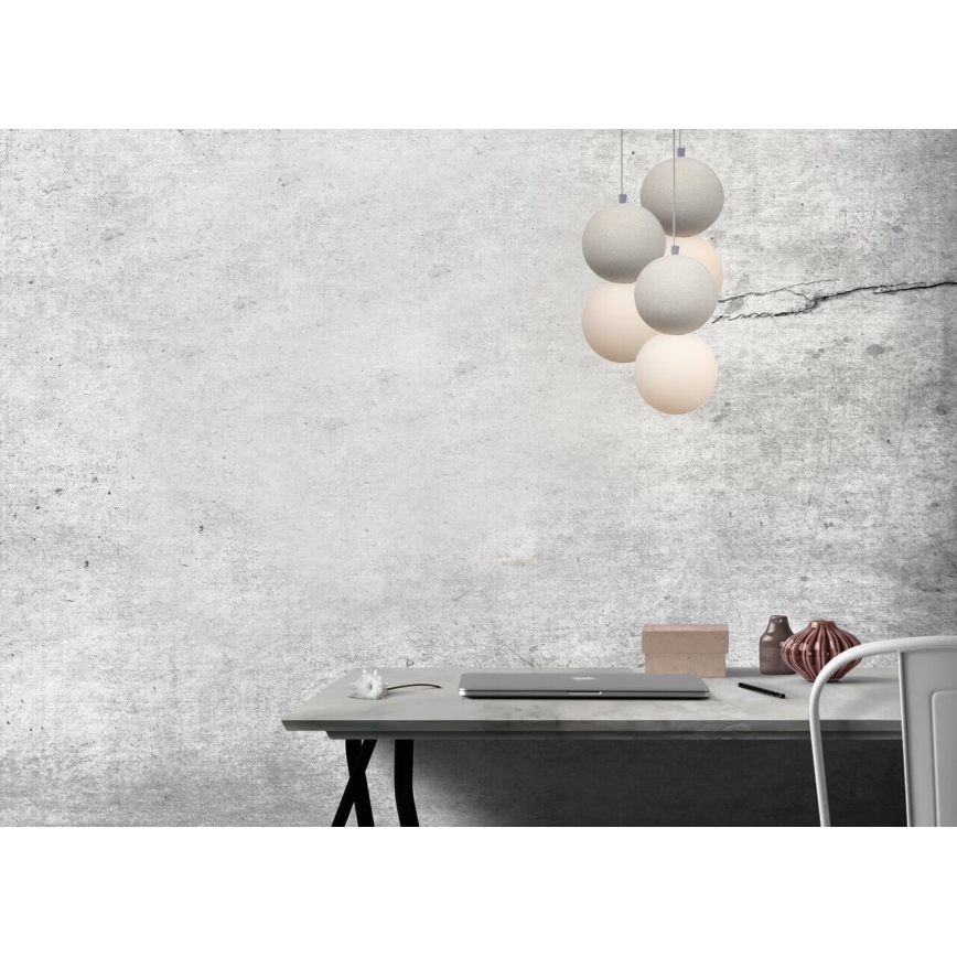 Lustra ar auklu STRING 1xG9/4W/230V balta