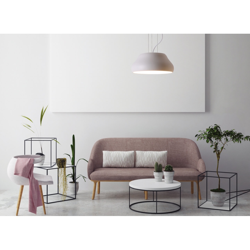 LED Lustra ar auklu PADDY LED/24W/230V balta