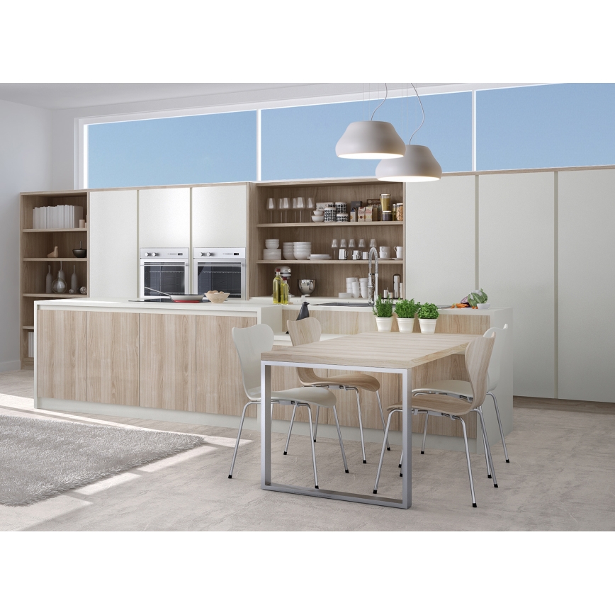 LED Lustra ar auklu PADDY LED/24W/230V balta