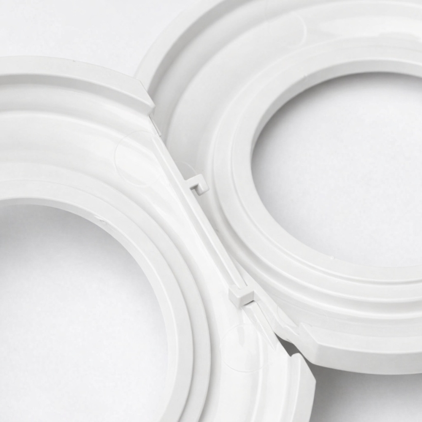 Kliklap - Dubultā retro mājas kontaktligzda ar rāmi 230V sniegbalta