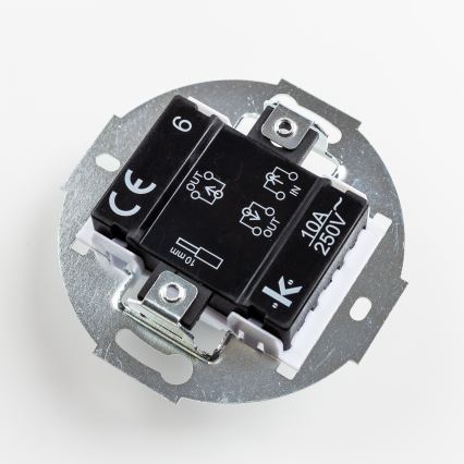 Kliklap - Retro kāpņu slēdzis bez rāmja nr. 6 bēšs