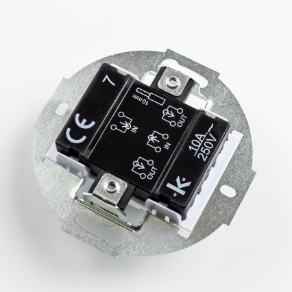 Kliklap - Retro krustslēdzis bez rāmja Nr. 7 pelēks