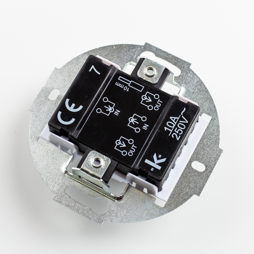 Kliklap - Retro krustslēdzis bez rāmja Nr. 7 pelēks