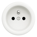 Kliklap - Retro mājas kontaktligzda bez rāmja 230 V sniegbalta