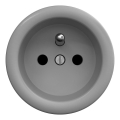 Kliklap - Retro mājas kontaktligzda bez rāmja 230V pelēka