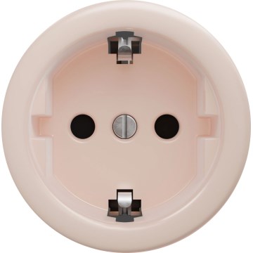 Kliklap - Retro mājas kontaktligzda bez rāmja SCHUKO 230V/16A antīkā rozā