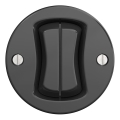 Kliklap - Retro sērijas slēdzis bez rāmja Nr. 5 antracīts