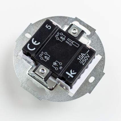 Kliklap - Retro sērijveida slēdzis ar rāmi Nr. 5 pelēks