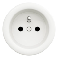 Kliklap - Retro sienas kontaktligzda bez rāmja, 230 V, balta