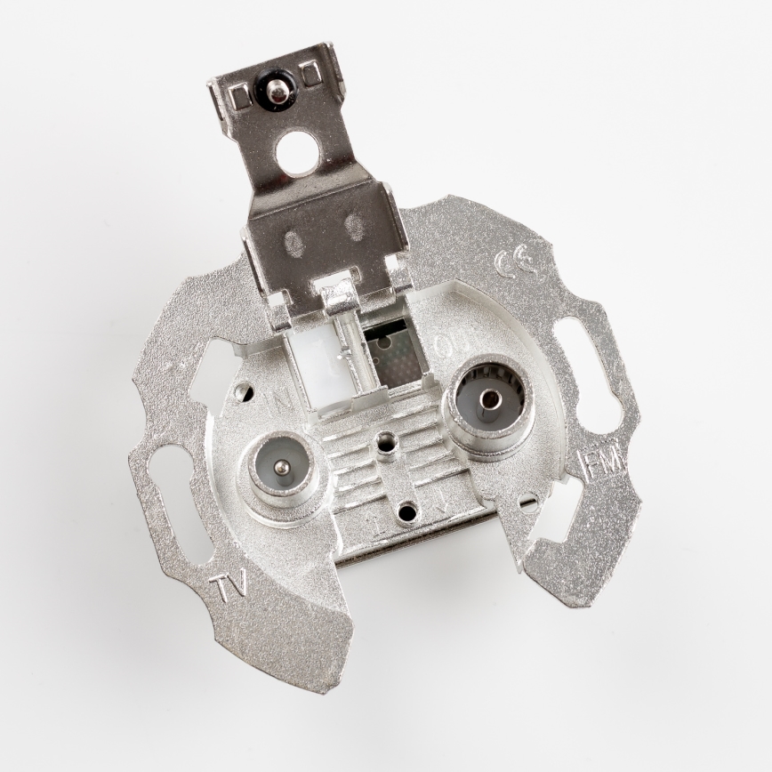 Kliklap - Retro TV+R sienas ligzda (gala) bez rāmja putekļrozā