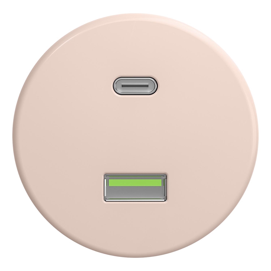 Kliklap - Retro USB rozete A+C bez rāmja vecrozā