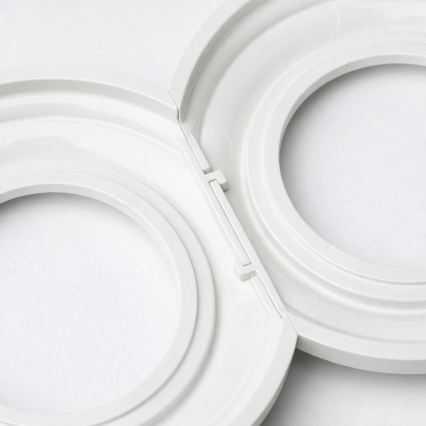 Kliklap - Retro vienpolu slēdzis Nr. 1 un 230V rozete ar sniegbaltu rāmi