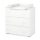 KLUPŚ - PAULA bērnu komode ar pārtināmo virsmu, balta