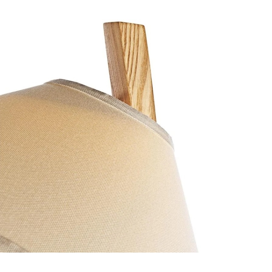 Koka stāvlampa 1xE27/60W/230V masīvkoks/ošs