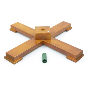 Koka Ziemassvētku eglītes statīvs ar turētāja diametru 33 mm