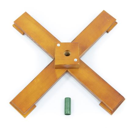 Koka Ziemassvētku eglītes statīvs ar turētāja diametru 33 mm