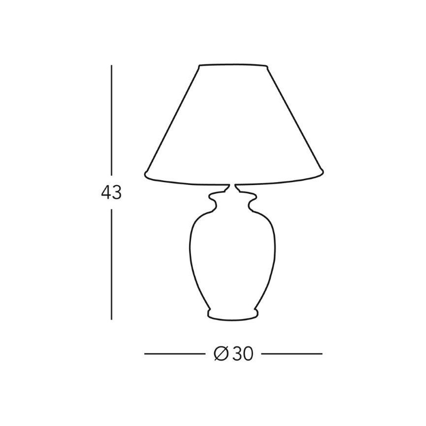 Kolarz 0014.73 - Galda lampa GIARDINO 1xE27/100W/230V