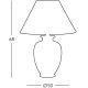Kolarz 0014.75 - Galda lampa GIARDINO 1xE27/100W/230V