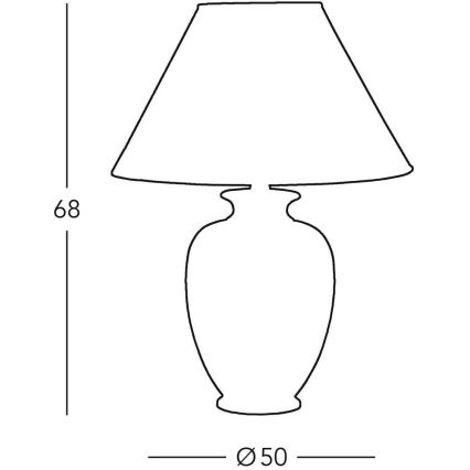 Kolarz 0014.75 - Galda lampa GIARDINO 1xE27/100W/230V