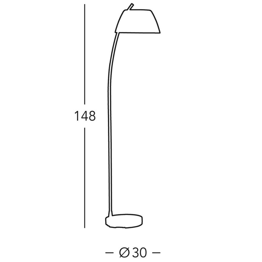 Kolarz 0051.41.6 - Grīdas lampa MALMÖ 1xE27/60W/230V