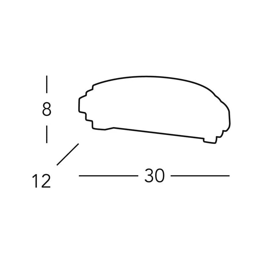 Kolarz 0290.61 - Sienas gaismeklis STIEGEL 1xE27/60W/230V