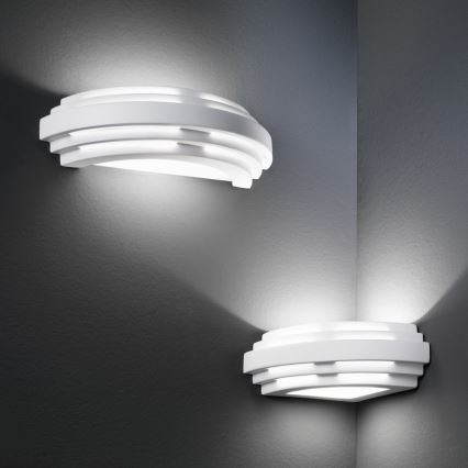 Kolarz 0290.61E - Sienas lampa STIEGEL 1xG9/60W/230V balta