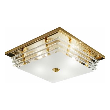 Kolarz 0342.14.3 - Griestu lampa ONTARIO 4xE27/60W/230V 24K zelta