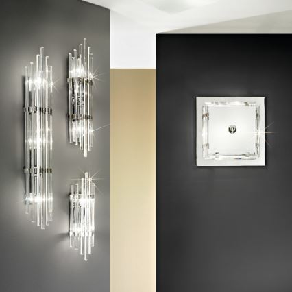 Kolarz 0342.14.5 - Griestu lampa ONTARIO 4xE27/60W/230V spīdīgi hromēts