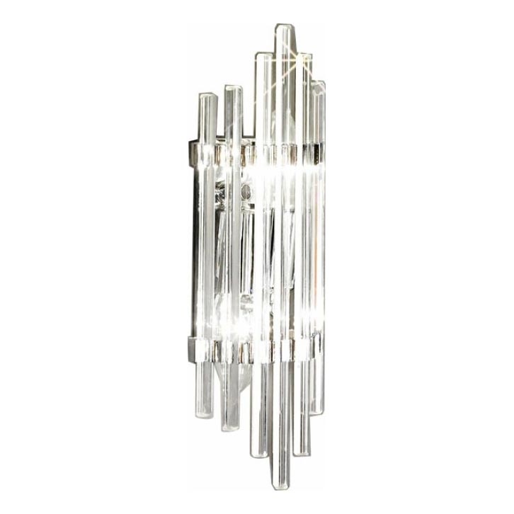Kolarz 0342.62S.5 - Sienas lampa ONTARIO 2xE14/40W/230V 31 cm spīdīgi hromēts