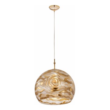 Kolarz 0392.31L.3.Aq.Ch - Lustra ar auklu LUNA 1xE27/60W/230V 24K zelta
