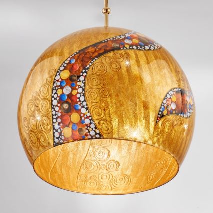 Kolarz 0392.31L.3.Ki.Au - Lustra ar auklu LUNA 1xE27/60W/230V 24K zelta