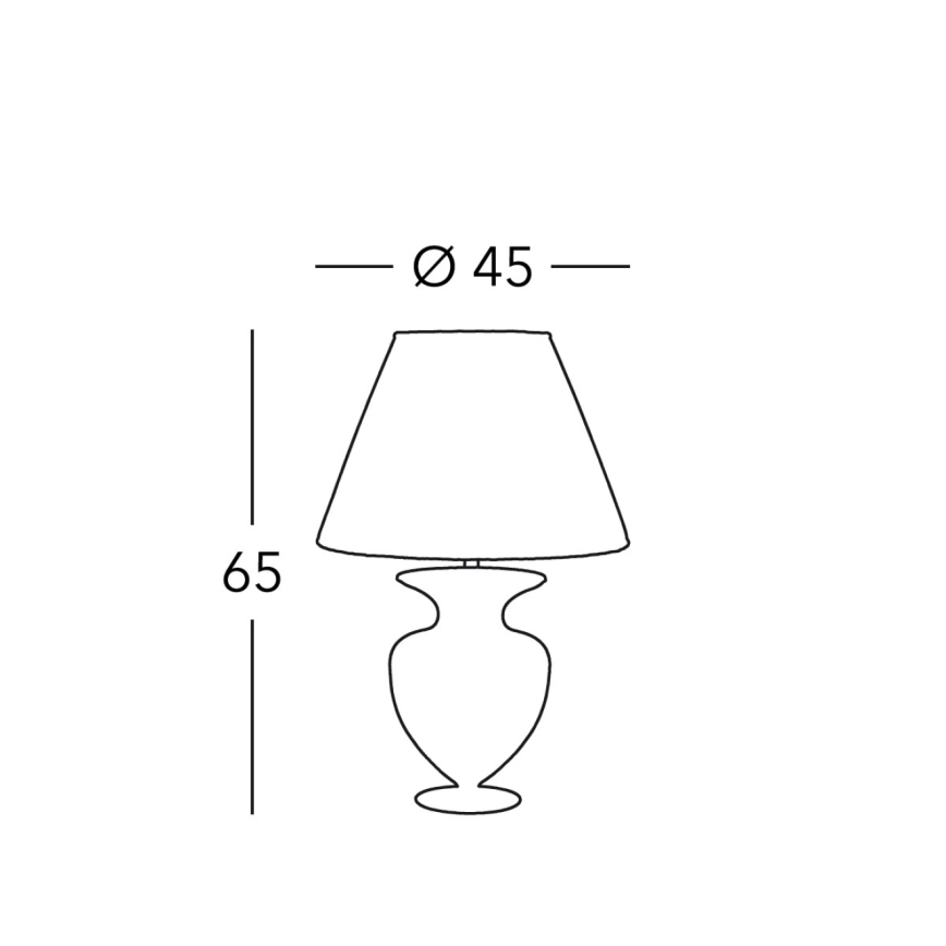 Kolarz 1415.71M.CH - Galda lampa ANFORA 1xE27/100W/230V 24K zelta
