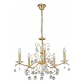 Kolarz 3234.85.3.KoT - Kristāla lustra ar ķēdi CARMEN 5xE14/60W/230V 24K zelta
