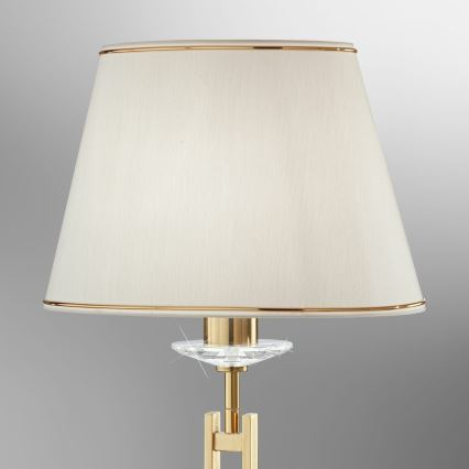 Kolarz 330.71.8C - Kristāla galda lampa IMPERIAL 1xE27/60W/230V zelta/bēša