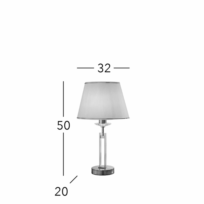 Kolarz 330.71.8C - Kristāla galda lampa IMPERIAL 1xE27/60W/230V zelta/bēša