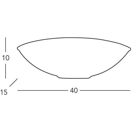 Kolarz 588.65 - Sienas gaismeklis BISQUITT 1xE27/75W/230V