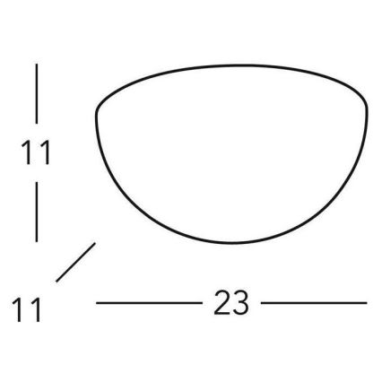 Kolarz 588.66 - Sienas gaismeklis BISQUITT 1xE27/75W/230V