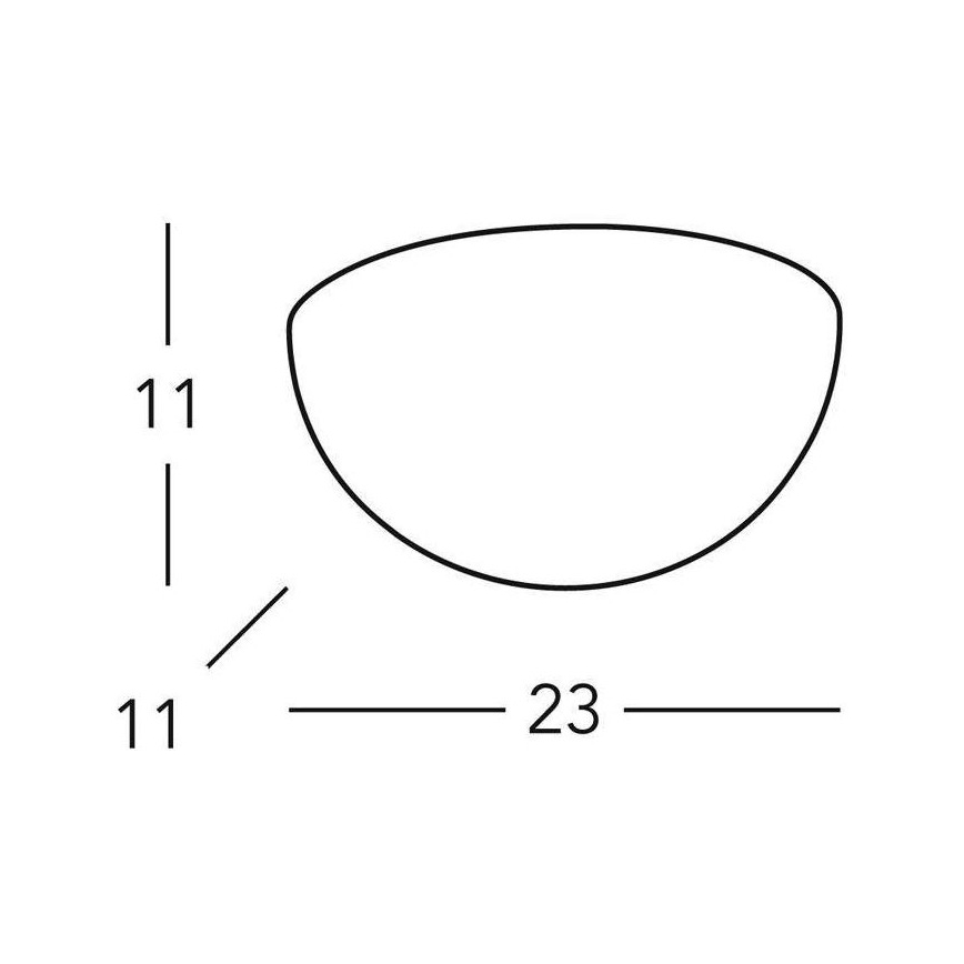 Kolarz 588.66 - Sienas gaismeklis BISQUITT 1xE27/75W/230V