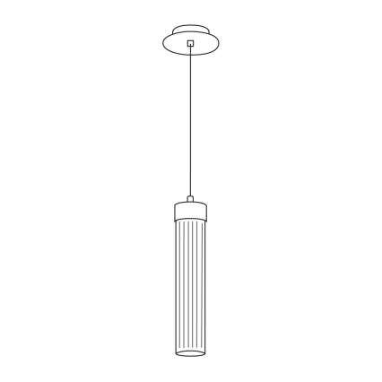 Kolarz 6009.30130 - Lustra uz auklas RAGGIO 1xE14/25W/230V 24K zelta