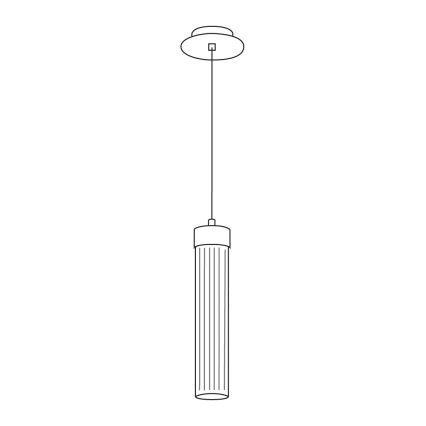 Kolarz 6009.30150 - Lustra uz ķēdes RAGGIO 1xE14/25W/230V sudraba