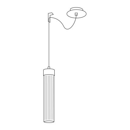 Kolarz 6009.30151 - Lustra uz auklas RAGGIO 1xE14/25W/230V sudraba